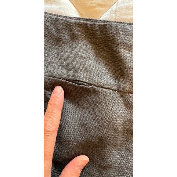 Eileen Fisher Linen Wide Leg Pants Trousers Size 4 (sustainable relaxed fit) - Picture 3 of 5